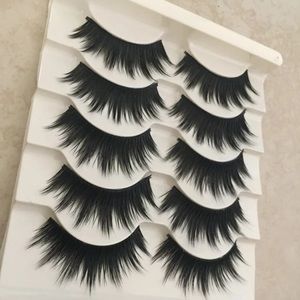 5 pairs eyelashes